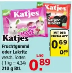 Multi Markt Katjes Fruchtgummi oder Lakritz Angebot