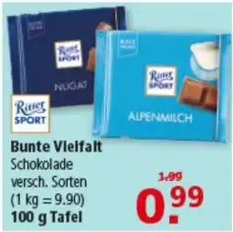 Multi Markt Ritter Sport Schokolade Angebot