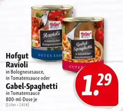 Nah & Frisch Hofgut Ravioli Gabel-Spaghetti Angebot