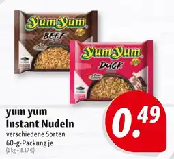 Nah & Frisch yum yum Instant Nudeln Angebot