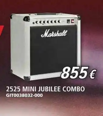 Music Store 2525 Mini Jubilee Combo Marshall Angebot