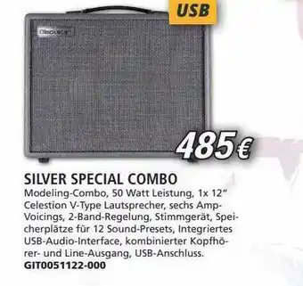 Music Store Silver Special Combo Blackstar Angebot