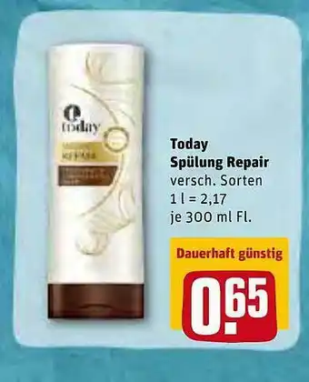 REWE Today Spülung Repair Angebot