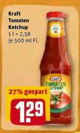 REWE Kraft Tomaten Ketchup Angebot