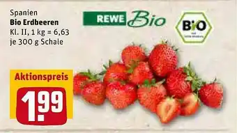 REWE Rewe Bio Erdbeeren Angebot