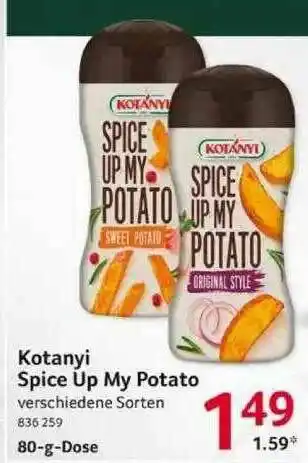 Selgros Kotanyi Spice Up My Potato Angebot