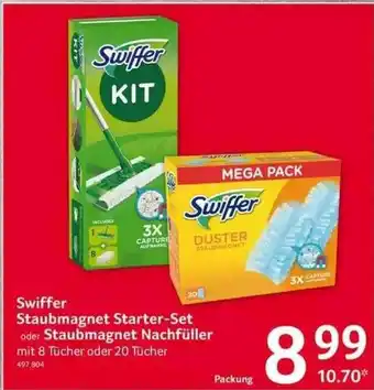 Selgros Swiffer Staubmagnet Starter-set Oder Staubmagnet Nachfüller Angebot