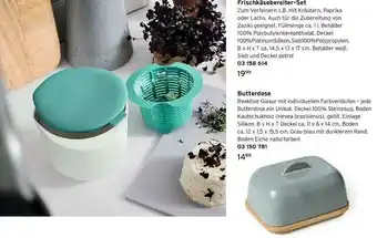 Tchibo Frischkäsebereiter-set Butterdose Angebot