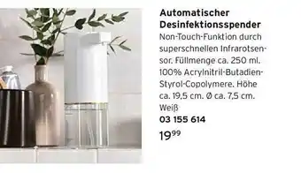 Tchibo Automatischer Desinfektionsspender Angebot