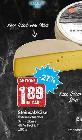 AEZ Steinsalzkäse Angebot