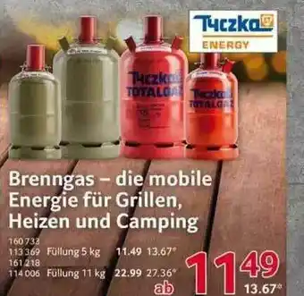 Selgros Brenngas - Die Mobile Energie Für Grillen Heizen Und Camping Tyczka Energy Angebot