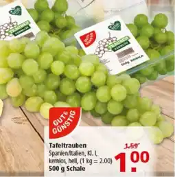 Multi Markt GUT & GÜNSTIG Tafeltrauben Angebot