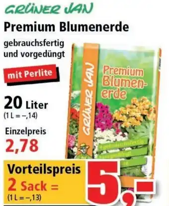 Thomas Philipps Grüner Jan Premium Blumenerde Angebot