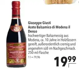 CITTI Markt Giuseppe Giusti Aceto Balsamico di Modena il Denso Angebot