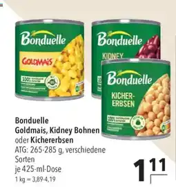 CITTI Markt Bonduelle Goldmais, Kidney Bohnen oder Kichererbsen Angebot