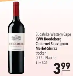 CITTI Markt KWV Roodeberg Cabernet Sauvignon-Merlot-Shiraz Angebot