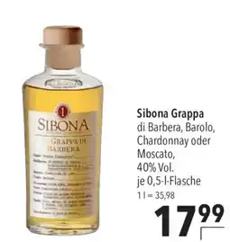 CITTI Markt Sibona Grappa Angebot
