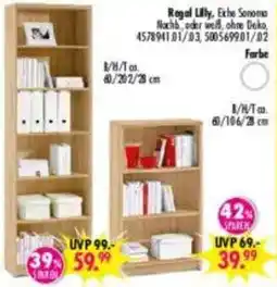 Möbel Boss Regal Lily, Eiche Sonoma Angebot