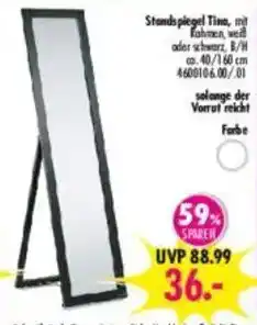 Möbel Boss Standspiegel Time Angebot