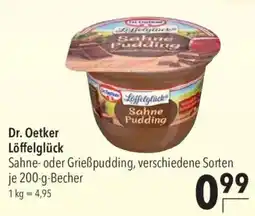 CITTI Markt Dr. Oetker Löffelglück Sahne- oder Grießpudding Angebot