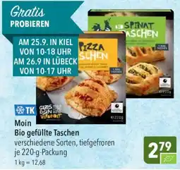CITTI Markt Moin Bio gefüllte Taschen Angebot