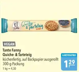 CITTI Markt Tante Fanny Quiche- & Tarteteig Angebot