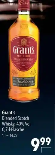 CITTI Markt Grant's Blended Scotch Whisky Angebot