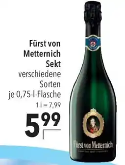 CITTI Markt Fürst von Metternich Sekt Angebot
