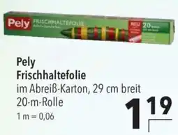 CITTI Markt Pely Frischhaltefolie Angebot