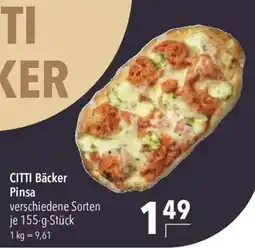 CITTI Markt CITTI Bäcker Pinsa Angebot