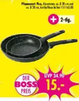 Möbel Boss Pfannenset Aca, Aluminium Angebot