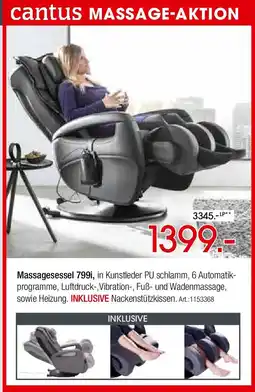 Zurbrüggen Cantus Massagesessel 799i Angebot