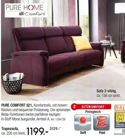 Zurbrüggen PURE HOME Trapezsofa Angebot