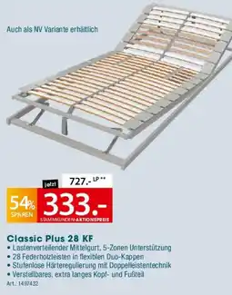 Zurbrüggen Schlaraffia Classic Plus 28 KF Angebot