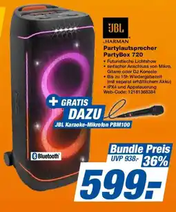 Expert JBL PartyLautsprecher PartyBox 720 Angebot