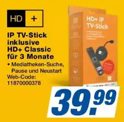 Expert IP TV-Stick inklusive HD+ Classic für 3 Monate Angebot