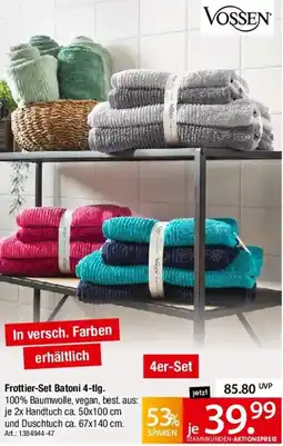 Zurbrüggen Frottier-Set Batoni 4-tlg. VOSSEN Angebot