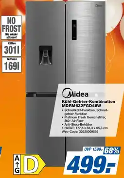 Expert Midea Kühl-Gefrier-Kombination MDRM632FGD46W Angebot