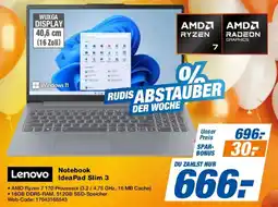 Expert Lenovo Notebook IdeaPad Slim 3 Angebot