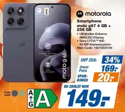 Expert Motorola Smartphone moto g67 4 GB + 256 GB Angebot