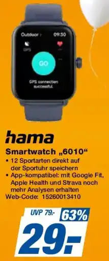 Expert hama Smartwatch „6010" Angebot