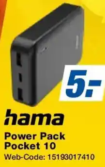 Expert hama Power Pack Pocket 10 Angebot