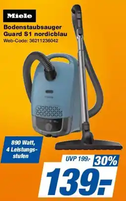 Expert Miele Bodenstaubsauger Guard S1 nordicblau Angebot
