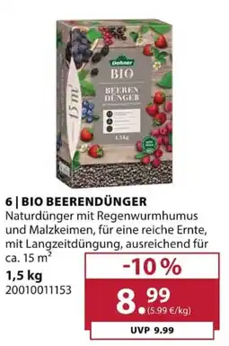 Dehner Dehner BIO BEERENDÜNGER Angebot