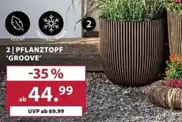 Dehner PFLANZTOPF 'GROOVE' Angebot