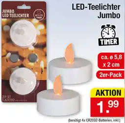 Zimmermann LED-Teelichter Jumbo Angebot