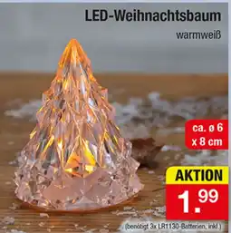 Zimmermann LED-Weihnachtsbaum warmweiß Angebot