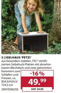 Dehner IGELHAUS 'PETZI' Angebot