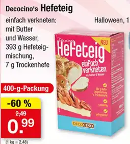 Zimmermann Decocino's Hefeteig Angebot