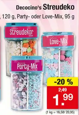 Zimmermann Decocino's Streudeko Angebot